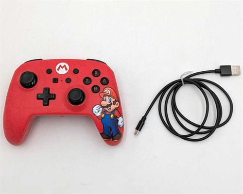 PowerA Super Mario Controller - Red - Nintendo Switch Accessories (A-Grade) (Used)